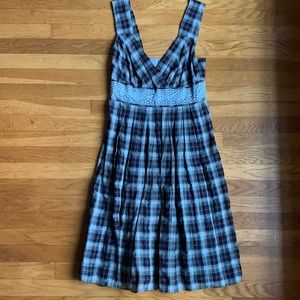 Cotton plaid sundress Sundance 6 S